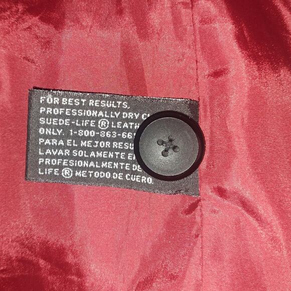 Gorgeous Worthington Black Leather Ladies 3 button Lined Jacket Sz Small - Picture 7 of 8